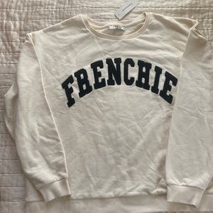 NWT - “Frenchie” light sweatshirt